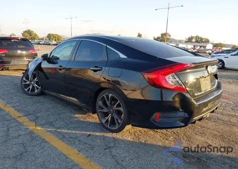 2019 Honda Civic Sport from USA, damaged, VIN 2HGFC2F86KH539622